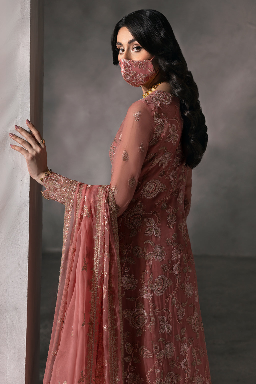 Flossie | Laconic Formals | FE - 907 A S Coral Chiffon