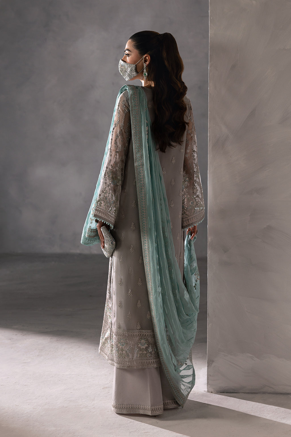 Flossie | Laconic Formals | FE - 908 L Mouse Gray Chiffon