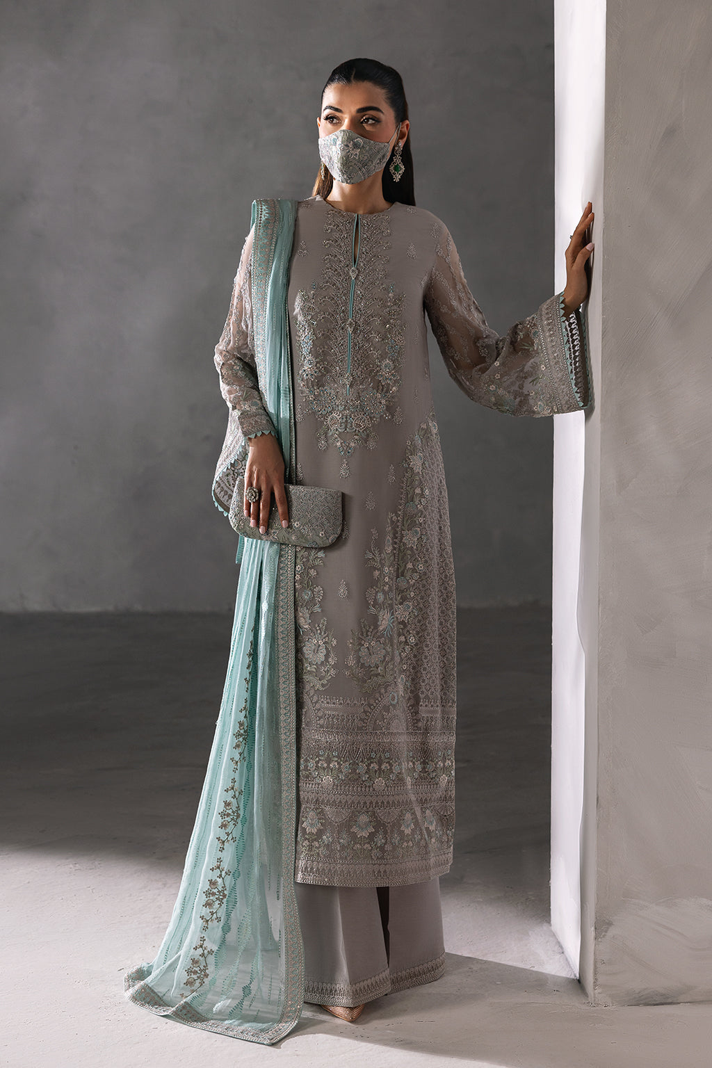 Flossie | Laconic Formals | FE - 908 XS Mouse Gray Chiffon