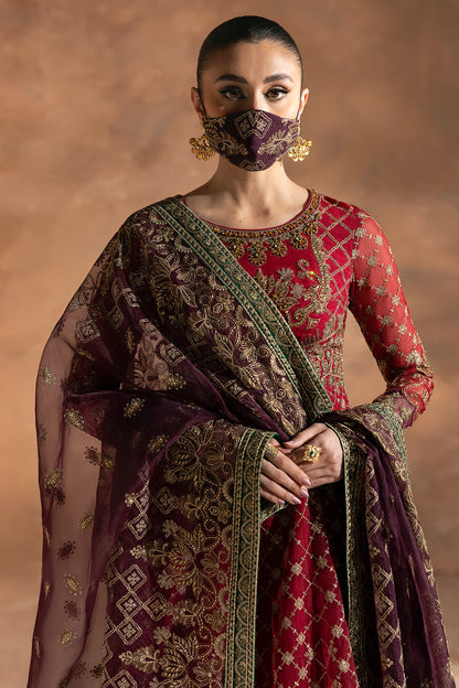 Flossie | Laconic Formals | FE - 909 M Deep Red Organza