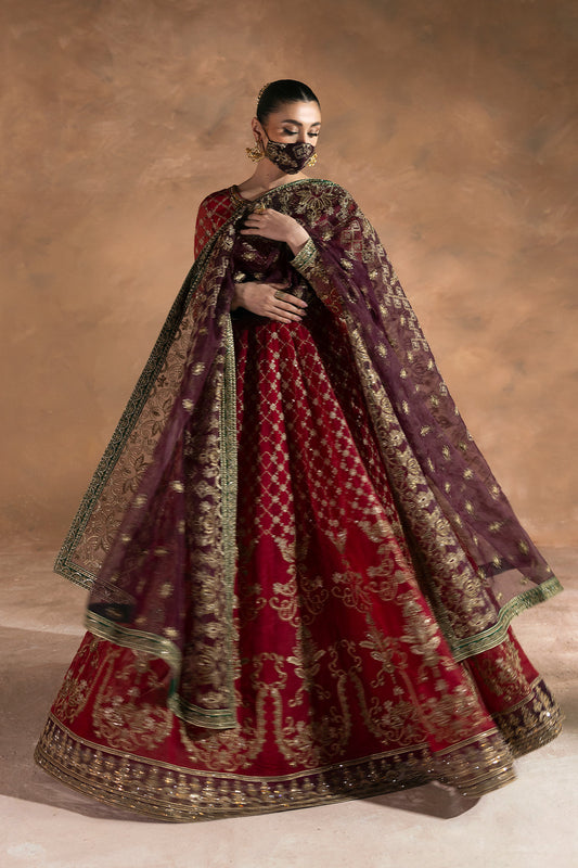 Flossie | Laconic Formals | FE - 909 XS Deep Red Organza