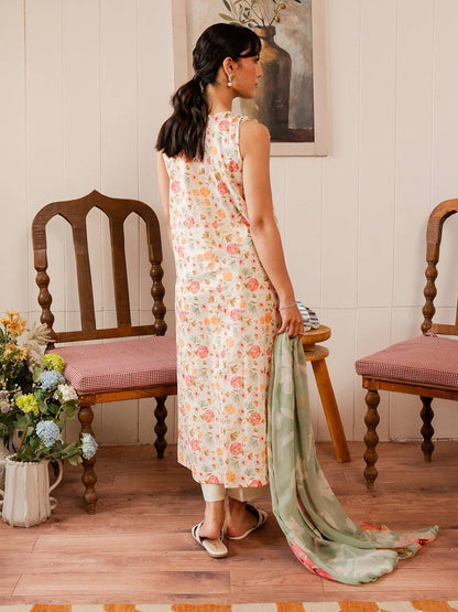 Izel | Oh Spring Lawn 25 | FLORA (B) - Pakistani Designer Dress - by Izel | Type: Ladies Clothes - 100% Original at Saira Sultan