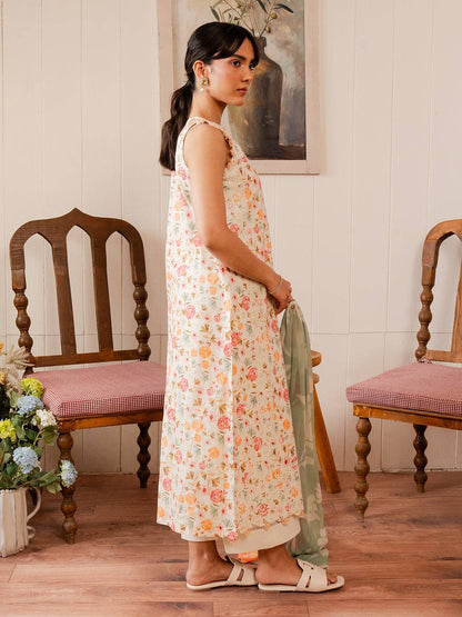 Izel | Oh Spring Lawn 25 | FLORA (B) - Pakistani Designer Dress - by Izel | Type: Ladies Clothes - 100% Original at Saira Sultan