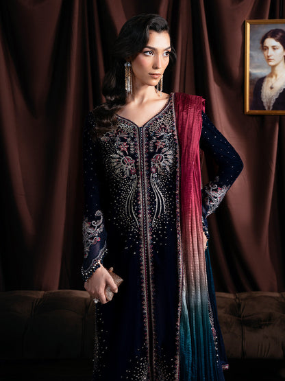 Faiza Faisal | Solene Luxury Velvets | ECLAT by Faiza Faisal - Designer Dress  - Type : Ladies Clothes - Available at Saira Sultan - 100% Original 