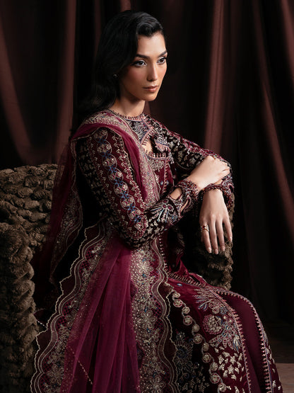 Faiza Faisal | Solene Luxury Velvets | RAVENA by Faiza Faisal - Designer Dress  - Type : Ladies Clothes - Available at Saira Sultan - 100% Original 