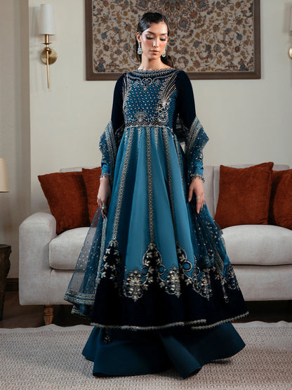 Faiza Faisal | Solene Luxury Velvets |CELESTINE by Faiza Faisal - Designer Dress  - Type : Ladies Clothes - Available at Saira Sultan - 100% Original 