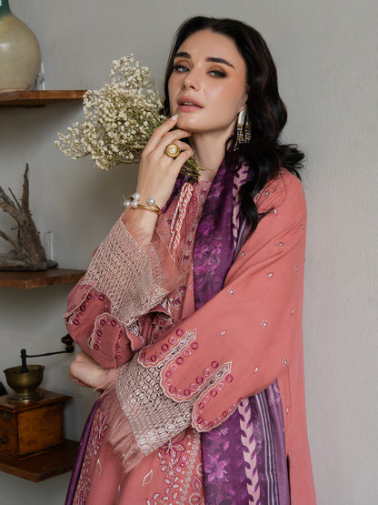 Faiza Faisal | Dastaan Khaddar 25 | ROSEATE by Faiza Faisal - Designer Dress  - Type : Ladies Clothes - Available at Saira Sultan - 100% Original 