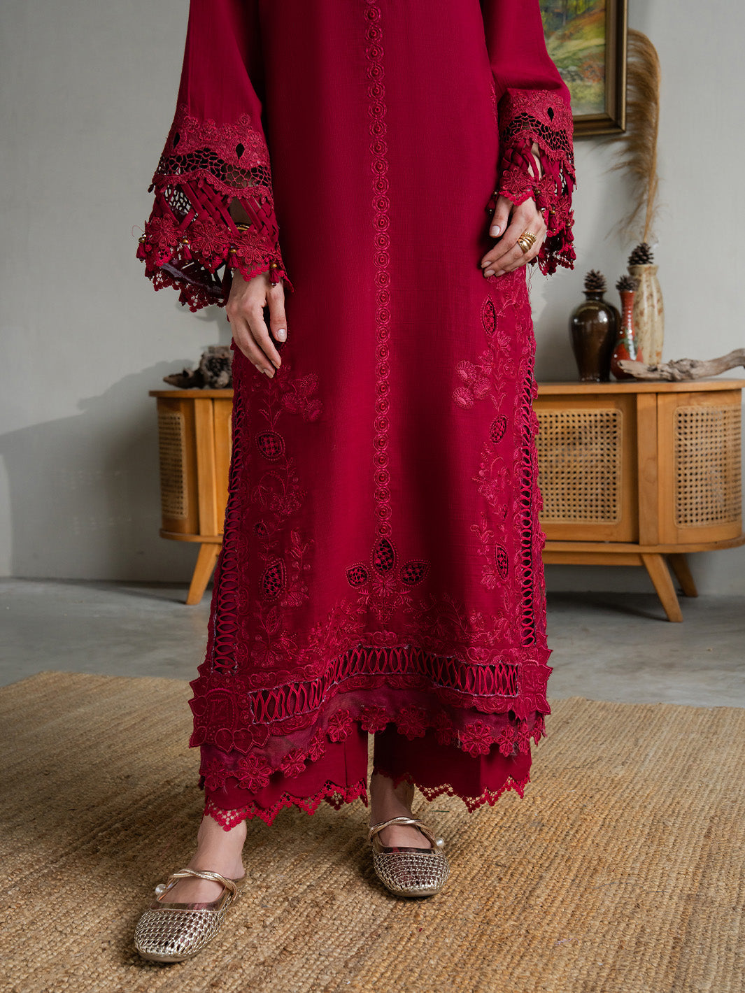 Faiza Faisal | Dastaan Khaddar 25 | ZIMAL by Faiza Faisal - Designer Dress  - Type : Ladies Clothes - Available at Saira Sultan - 100% Original 