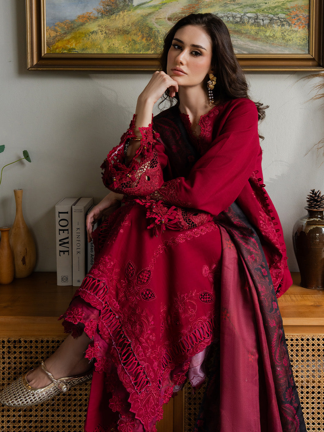 Faiza Faisal | Dastaan Khaddar 25 | ZIMAL by Faiza Faisal - Designer Dress  - Type : Ladies Clothes - Available at Saira Sultan - 100% Original 