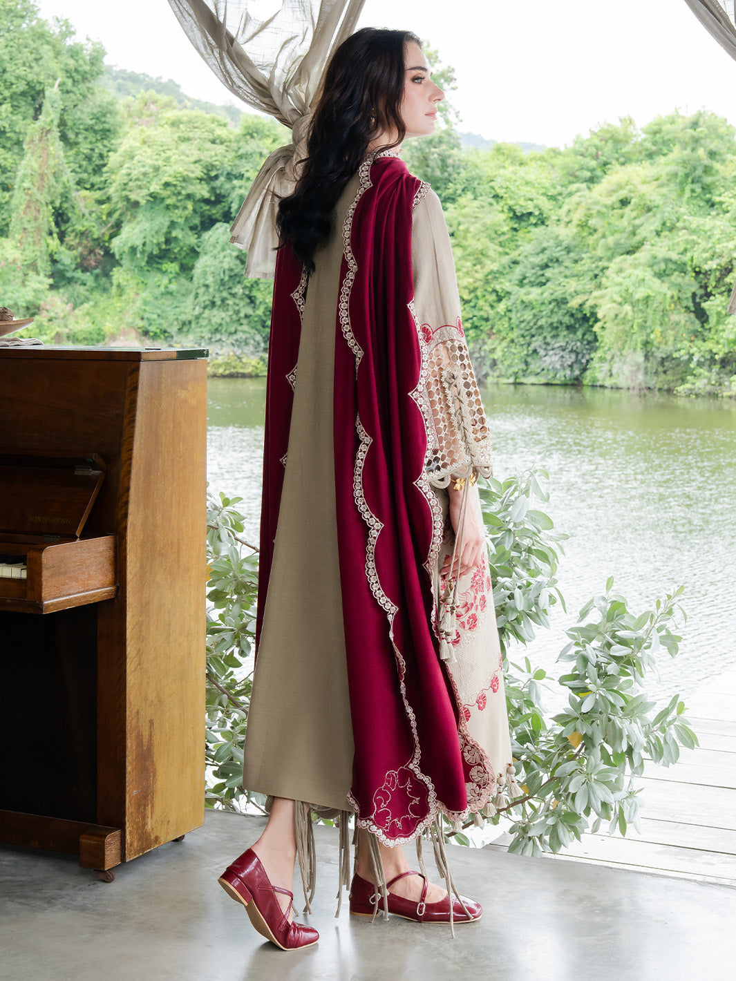 Faiza Faisal | Dastaan Khaddar 25 | AILEEN by Faiza Faisal - Designer Dress  - Type : Ladies Clothes - Available at Saira Sultan - 100% Original 