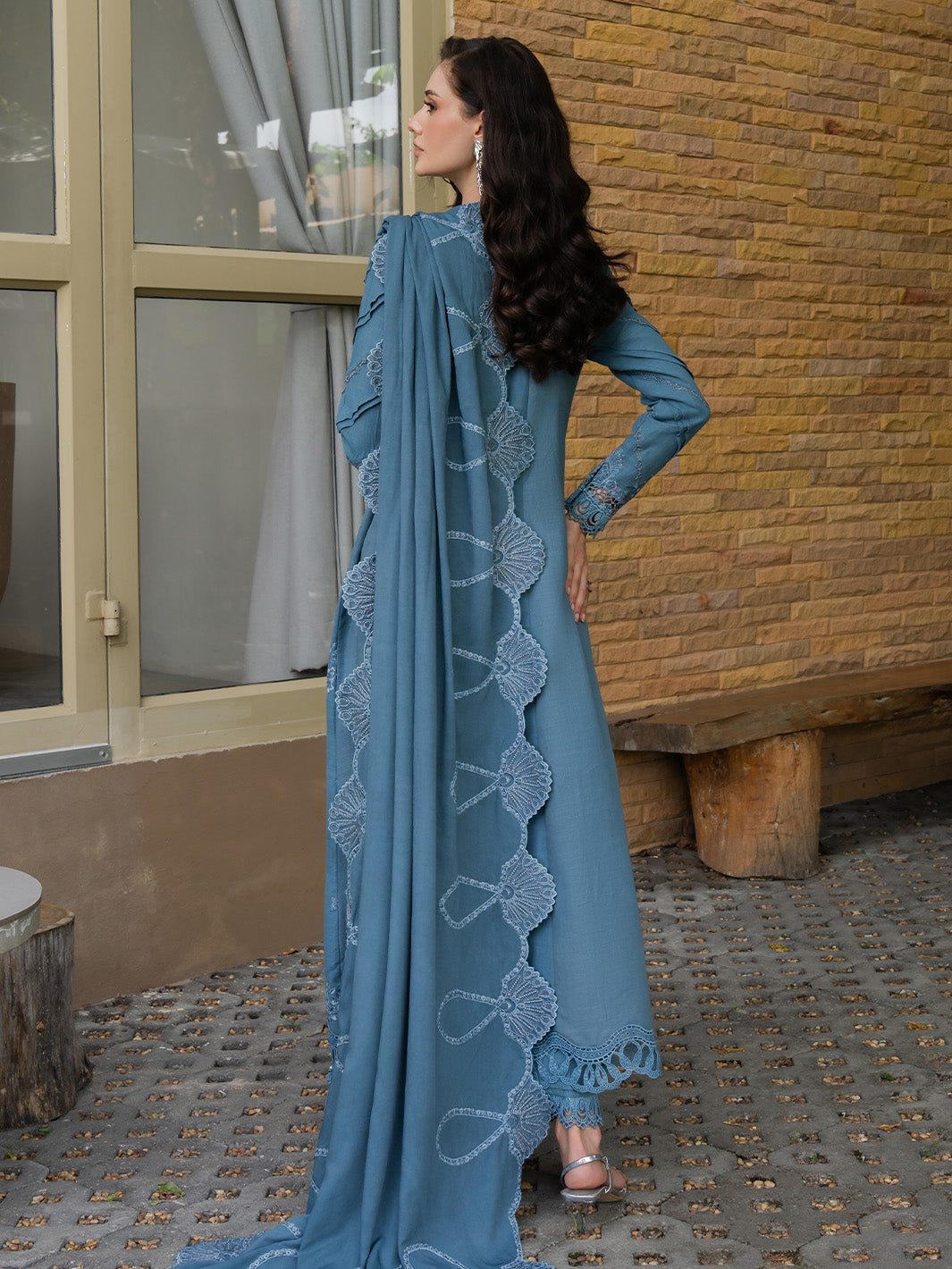 Faiza Faisal | Dastaan Khaddar 25 | IMAAN by Faiza Faisal - Designer Dress  - Type : Ladies Clothes - Available at Saira Sultan - 100% Original 