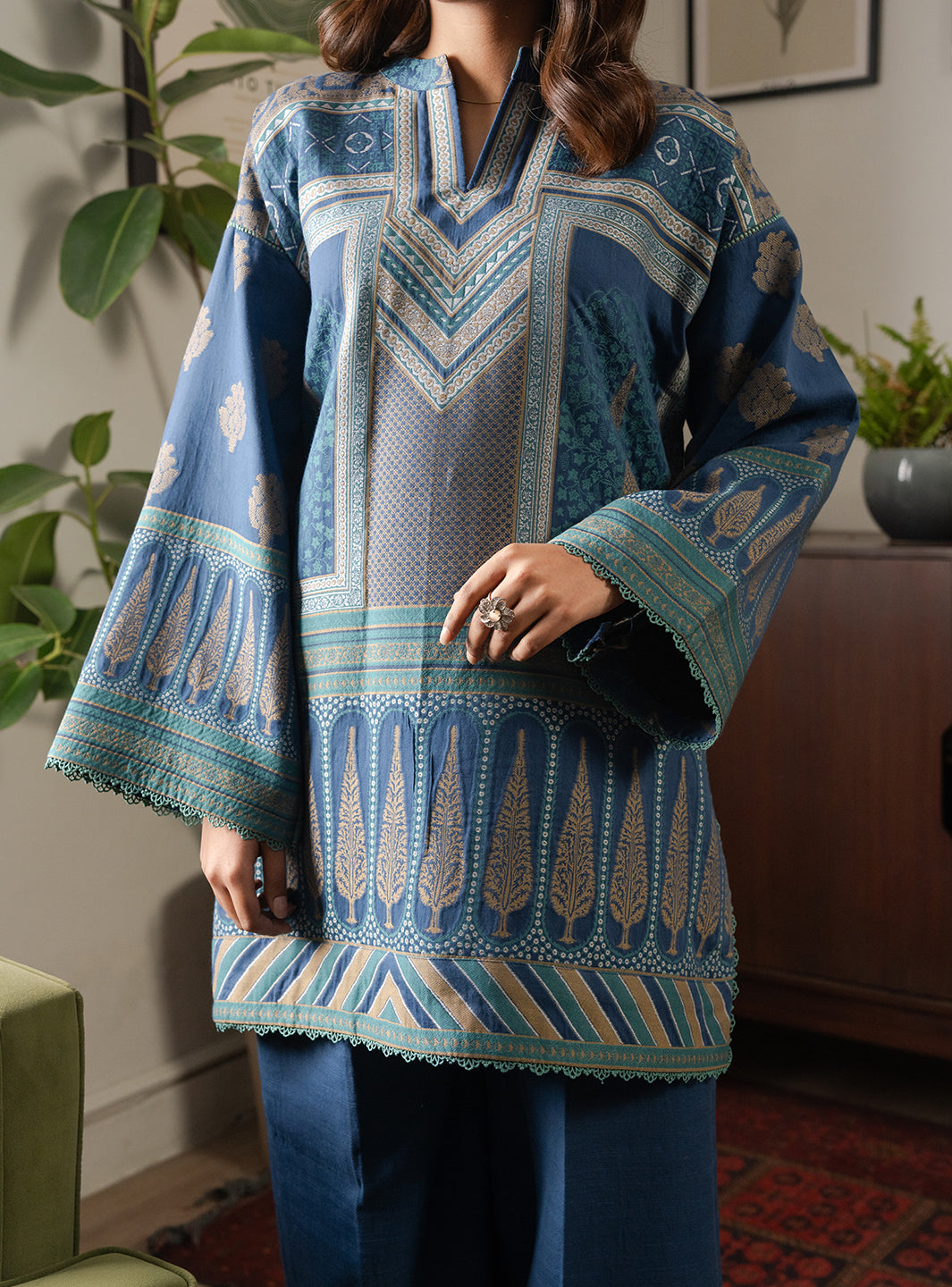 Faiza Faisal | Lumiere Pret | AZURE by Faiza Faisal - Designer Dress  - Type : Ladies Clothes - Available at Saira Sultan - 100% Original 