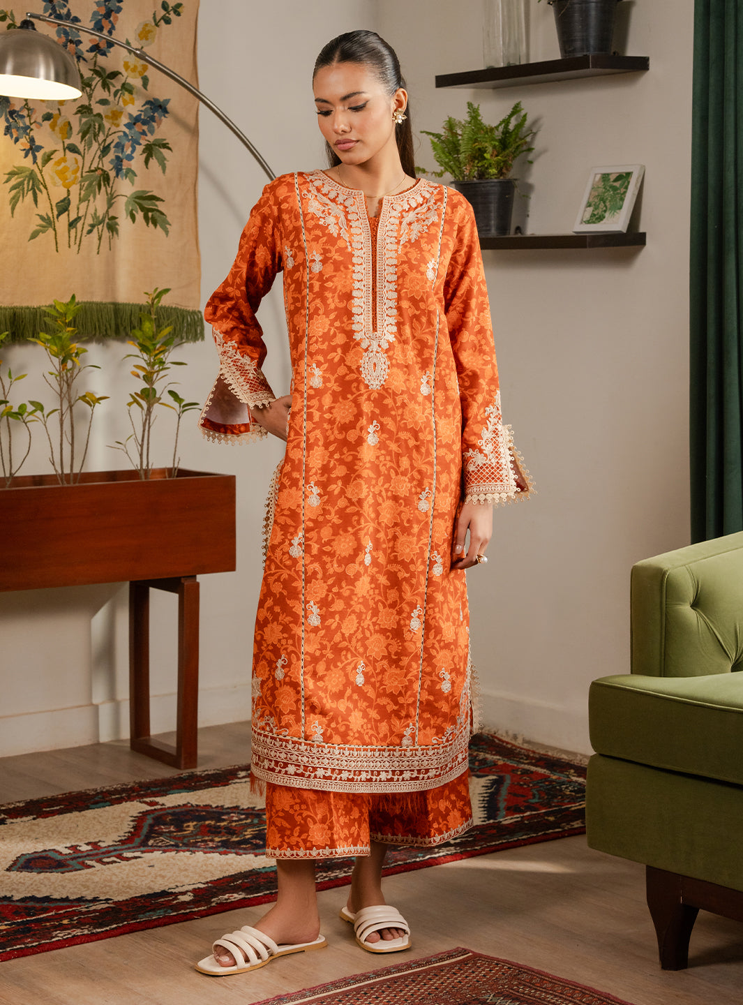 Faiza Faisal | Lumiere Pret | EMBER by Faiza Faisal - Designer Dress  - Type : Ladies Clothes - Available at Saira Sultan - 100% Original 