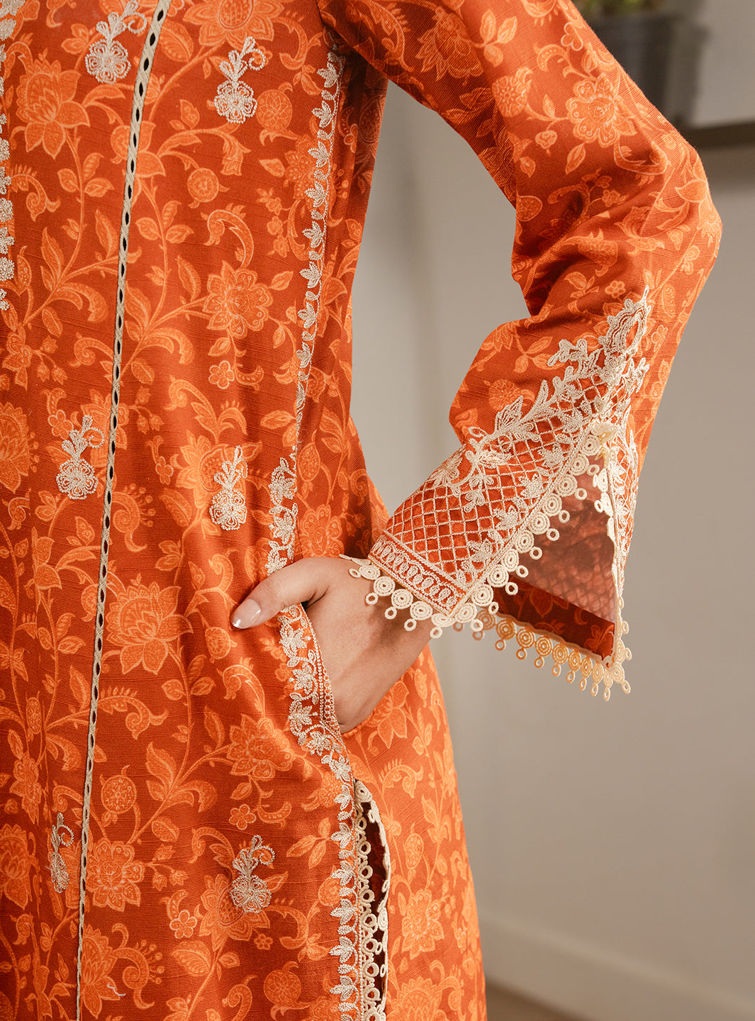 Faiza Faisal | Lumiere Pret | EMBER by Faiza Faisal - Designer Dress  - Type : Ladies Clothes - Available at Saira Sultan - 100% Original 