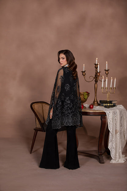 Flossie | Studio RTW | NERO S Black Organza