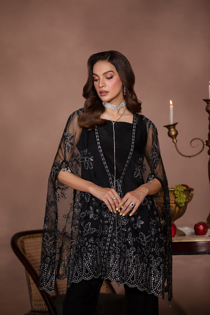 Flossie | Studio RTW | NERO M Black Organza