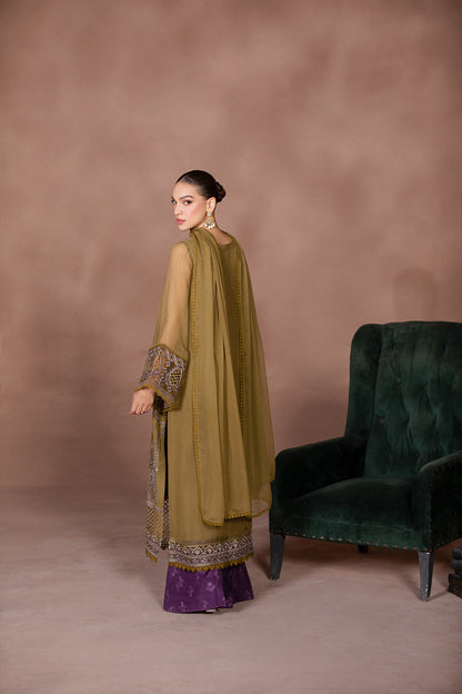 Flossie | Studio RTW | TANSY GREEN S Olive Green Chiffon