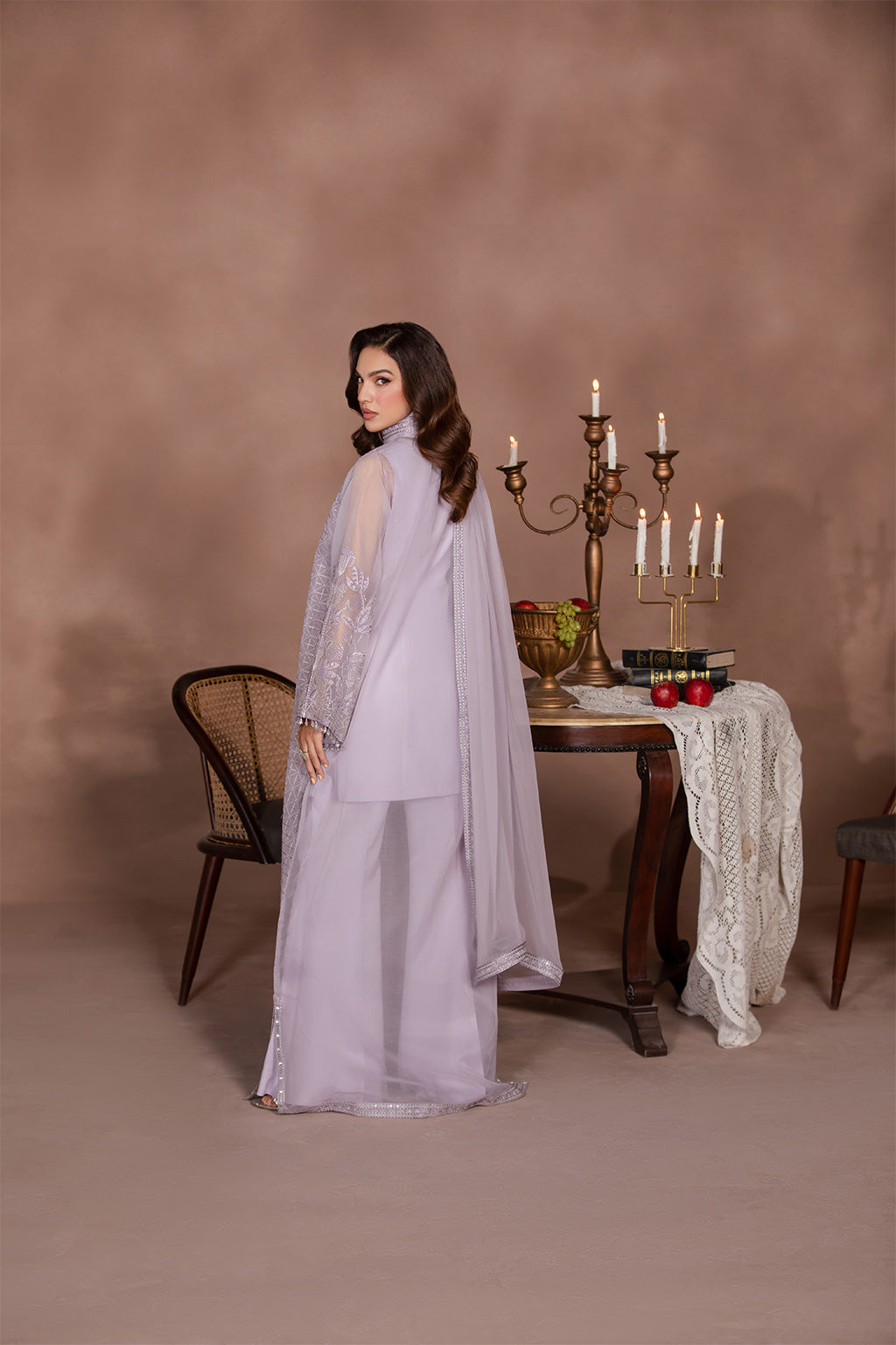 Flossie | Studio RTW | LILAC SNOW S Soft Lilac Organza