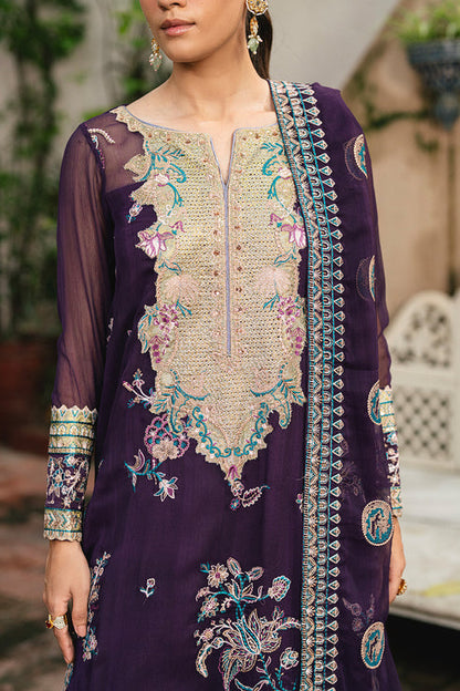 Maryum N Maria | Gulnaar Formals | 3 Piece Embroidered Chiffon POLINA - FSU5650 - Pakistani Designer Dress - by Maryum N Maria - Type : Ladies Clothes - 100% Original at Saira Sultan