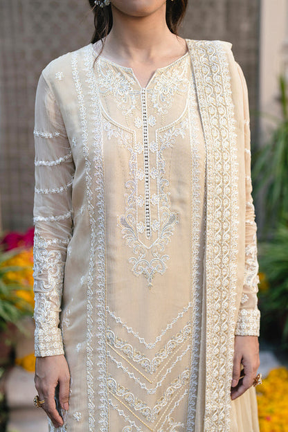Maryum N Maria | Gulnaar Formals | 3 Piece Embroidered Chiffon ANASTASIA - FSU5655 - Pakistani Designer Dress - by Maryum N Maria - Type : Ladies Clothes - 100% Original at Saira Sultan