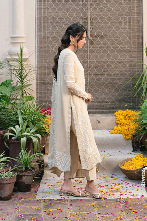Maryum N Maria | Gulnaar Formals | 3 Piece Embroidered Chiffon ANASTASIA - FSU5655 - Pakistani Designer Dress - by Maryum N Maria - Type : Ladies Clothes - 100% Original at Saira Sultan