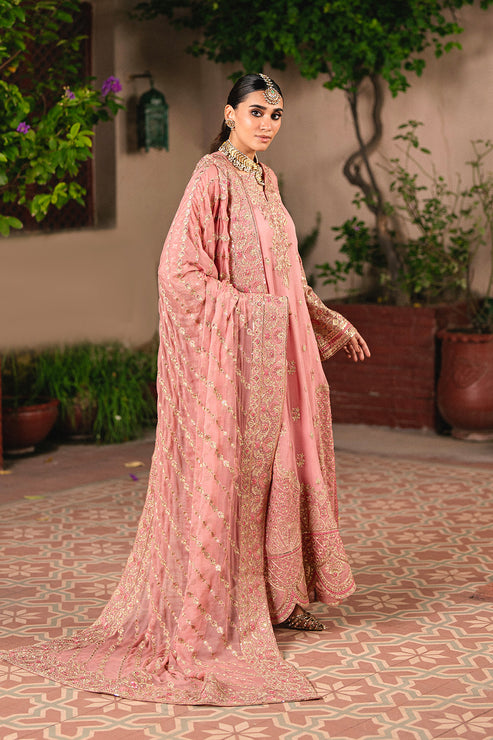 Maryum N Maria | Gulnaar Formals | 3 Piece Embroidered Chiffon SASHA - FSU5658 - Pakistani Designer Dress - by Maryum N Maria - Type : Ladies Clothes - 100% Original at Saira Sultan