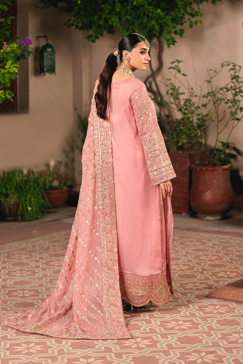 Maryum N Maria | Gulnaar Formals | 3 Piece Embroidered Chiffon SASHA - FSU5658 - Pakistani Designer Dress - by Maryum N Maria - Type : Ladies Clothes - 100% Original at Saira Sultan