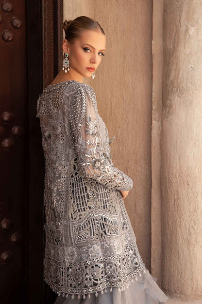 Maria B | Bridal Formals | Alora L Gray Pure Organza