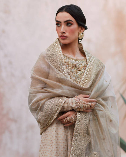 Faiza Saqlain | Aurnia Spring Festive Edit 24 | Moira - Pakistani Designer Dress - by Faiza Saqlain | Type: Luxury - 100% Original at Saira Sultan