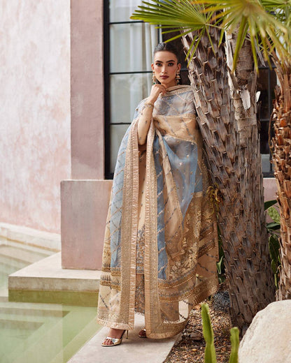 Faiza Saqlain | Aurnia Spring Festive Edit 24 | Yelena - Pakistani Designer Dress - by Faiza Saqlain | Type: Luxury - 100% Original at Saira Sultan