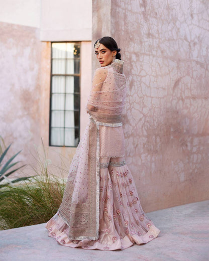 Faiza Saqlain | Aurnia Spring Festive Edit 24 | Eilees - Pakistani Designer Dress - by Faiza Saqlain | Type: Luxury - 100% Original at Saira Sultan