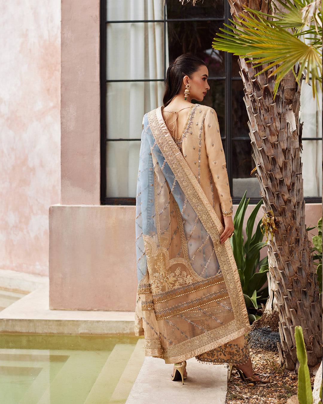 Faiza Saqlain | Aurnia Spring Festive Edit 24 | Yelena - Pakistani Designer Dress - by Faiza Saqlain | Type: Luxury - 100% Original at Saira Sultan