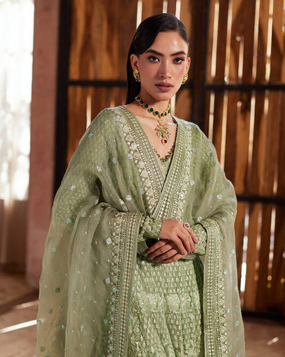 Faiza Saqlain | Aurnia Spring Festive Edit 24 | Eiraam - Pakistani Designer Dress - by Faiza Saqlain | Type: Luxury - 100% Original at Saira Sultan