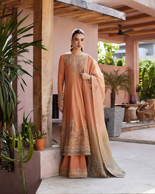 Faiza Saqlain | Aurnia Spring Festive Edit 24 | Dalisay - Pakistani Designer Dress - by Faiza Saqlain | Type: Luxury - 100% Original at Saira Sultan