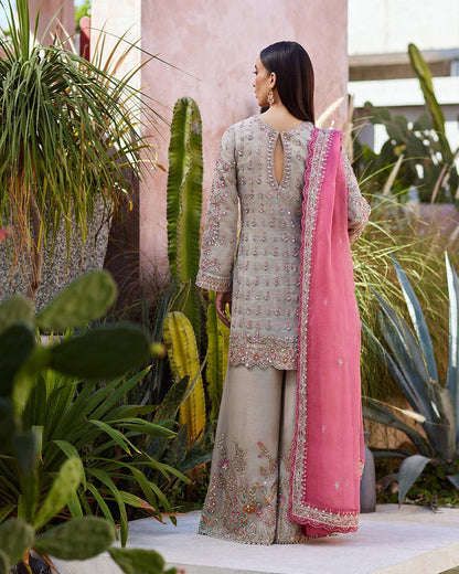 Faiza Saqlain | Aurnia Spring Festive Edit 24 | Rosaline - Pakistani Designer Dress - by Faiza Saqlain | Type: Luxury - 100% Original at Saira Sultan