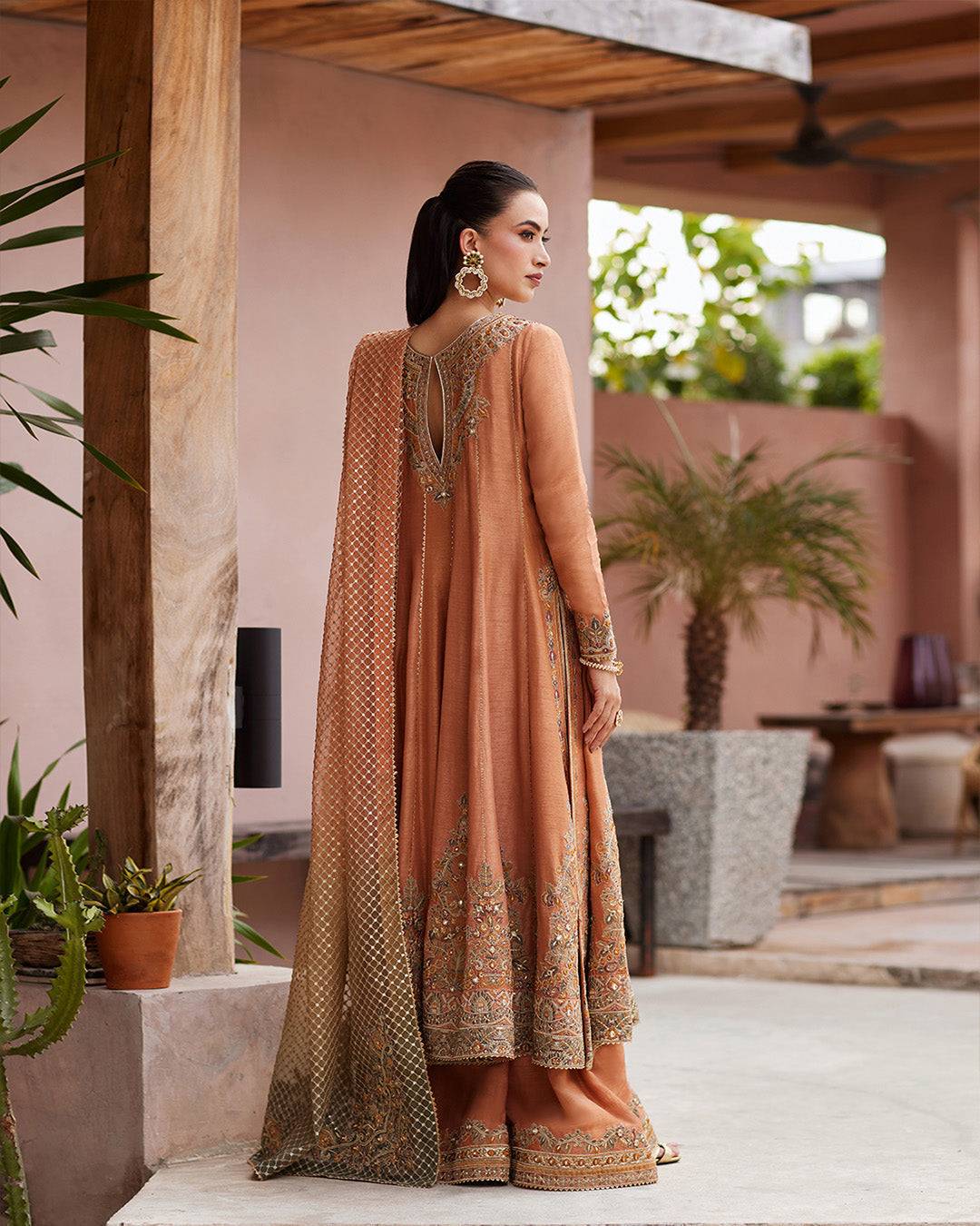Faiza Saqlain | Aurnia Spring Festive Edit 24 | Dalisay - Pakistani Designer Dress - by Faiza Saqlain | Type: Luxury - 100% Original at Saira Sultan