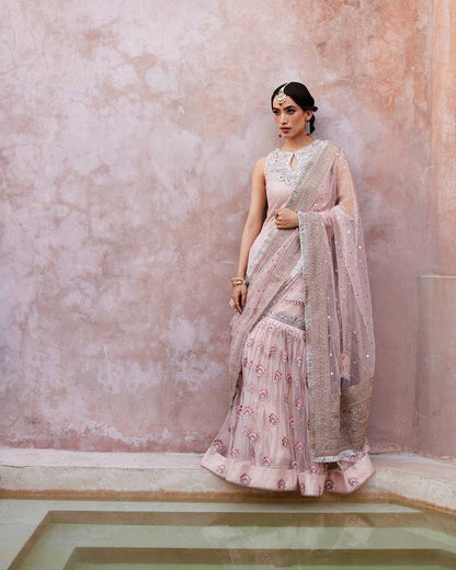 Faiza Saqlain | Aurnia Spring Festive Edit 24 | Eilees - Pakistani Designer Dress - by Faiza Saqlain | Type: Luxury - 100% Original at Saira Sultan