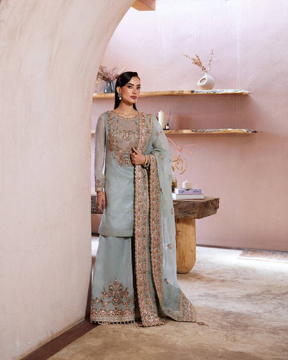 Faiza Saqlain | Aurnia Spring Festive Edit 24 | Zaafia - Pakistani Designer Dress - by Faiza Saqlain | Type: Luxury - 100% Original at Saira Sultan