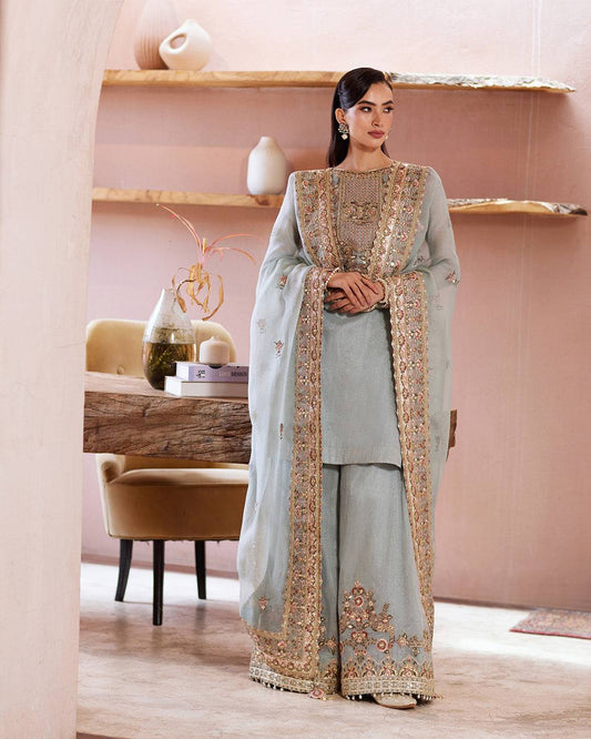 Faiza Saqlain | Aurnia Spring Festive Edit 24 | Zaafia - Pakistani Designer Dress - by Faiza Saqlain | Type: Luxury - 100% Original at Saira Sultan