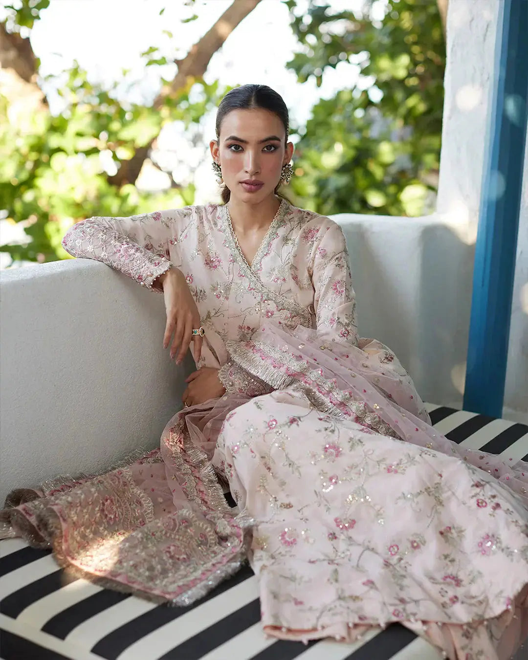 Faiza Saqlain | Liliana Luxury Lawn 24 | Karine - Pakistani Designer Dress - by Faiza Saqlain | Type: Luxury - 100% Original at Saira Sultan