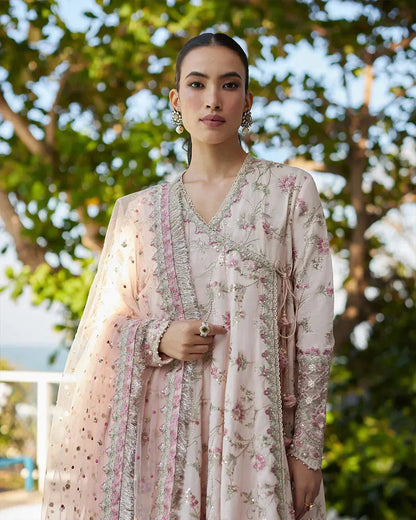Faiza Saqlain | Liliana Luxury Lawn 24 | Karine - Pakistani Designer Dress - by Faiza Saqlain | Type: Luxury - 100% Original at Saira Sultan