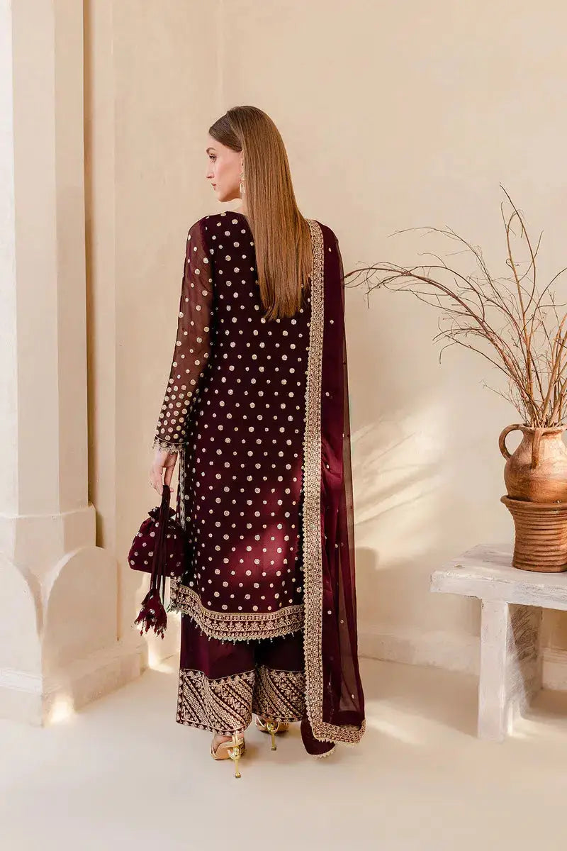 Farasha | Ritzier Festive Formals | Mulberry Glaze - Pakistani Designer Dress - by Farasha | Type: Formal - 100% Original at Saira Sultan