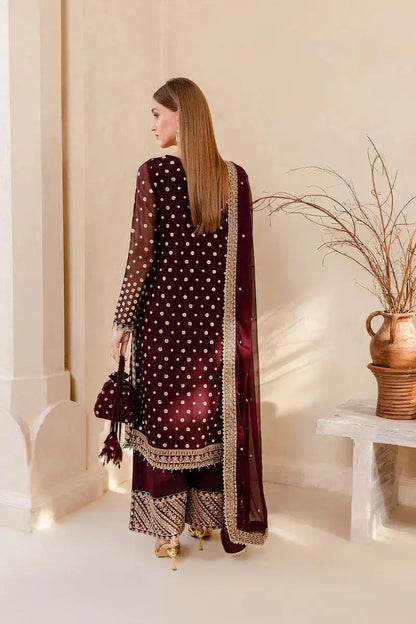 Farasha | Ritzier Festive Formals | Mulberry Glaze - Pakistani Designer Dress - by Farasha | Type: Formal - 100% Original at Saira Sultan