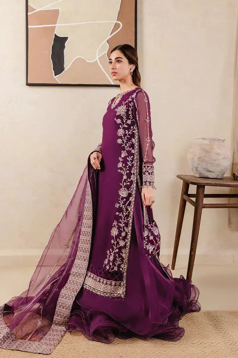 Farasha | Ritzier Festive Formals | Plum Affair - Pakistani Designer Dress - by Farasha | Type: Formal - 100% Original at Saira Sultan