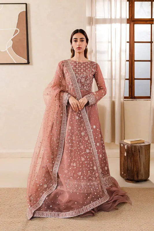 Farasha | Ritzier Festive Formals | Tan Gleam - Pakistani Designer Dress - by Farasha | Type: Formal - 100% Original at Saira Sultan