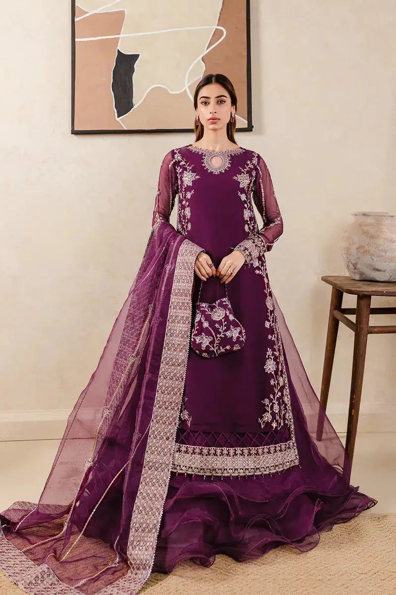 Farasha | Ritzier Festive Formals | Plum Affair - Pakistani Designer Dress - by Farasha | Type: Formal - 100% Original at Saira Sultan