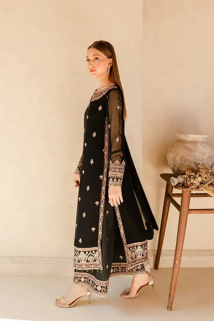 Farasha | Ritzier Festive Formals | Charcoal Nova - Pakistani Designer Dress - by Farasha | Type: Formal - 100% Original at Saira Sultan