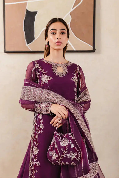 Farasha | Ritzier Festive Formals | Plum Affair - Pakistani Designer Dress - by Farasha | Type: Formal - 100% Original at Saira Sultan