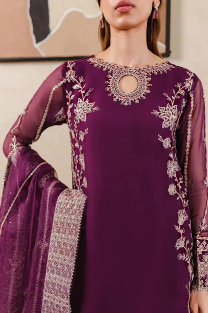 Farasha | Ritzier Festive Formals | Plum Affair - Pakistani Designer Dress - by Farasha | Type: Formal - 100% Original at Saira Sultan