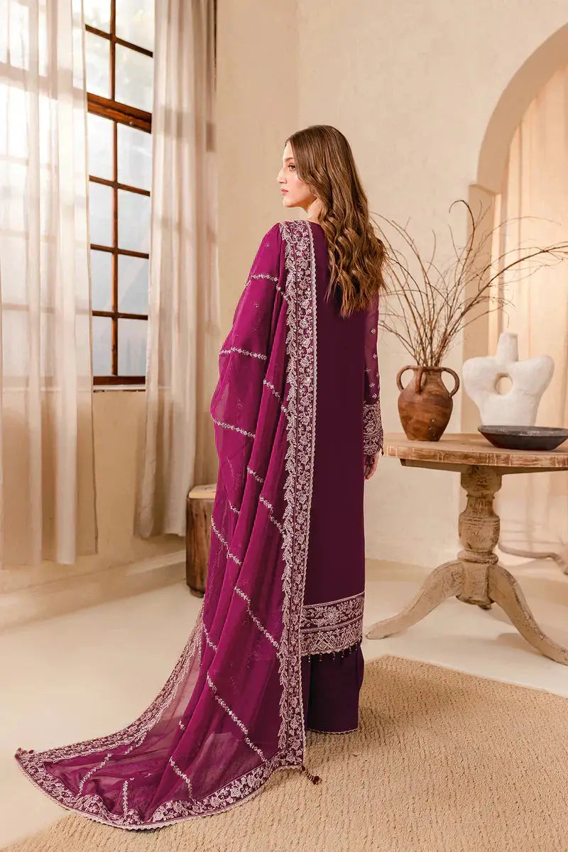 Farasha | Ritizer Festive Formals | Magenta Marvel - Pakistani Designer Dress - by Farasha | Type: Formal - 100% Original at Saira Sultan